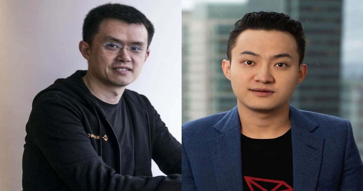 Changpeng Zhao Justin Sun